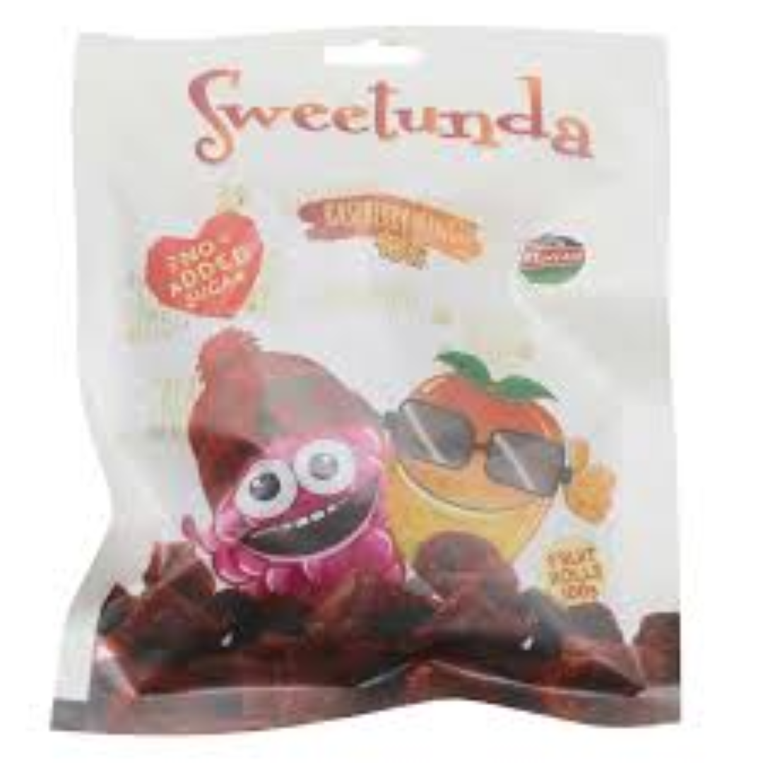 SWEETUNDA RASPBERRY MANGO ROLLS 100G